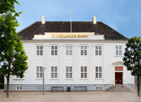 Djurslands Banks hovedkontor i Grenaa. Foto: Djurslands Bank.